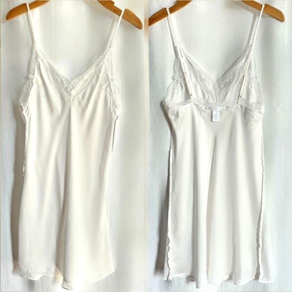 Victoria’s Secret White Floral Lace Slip Dress - Picture 12 of 16